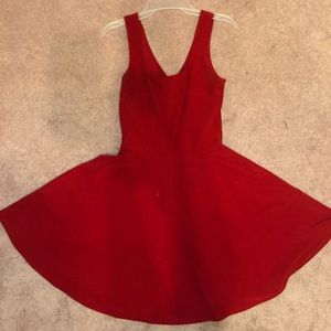 Lulu’s Red Skater Dress